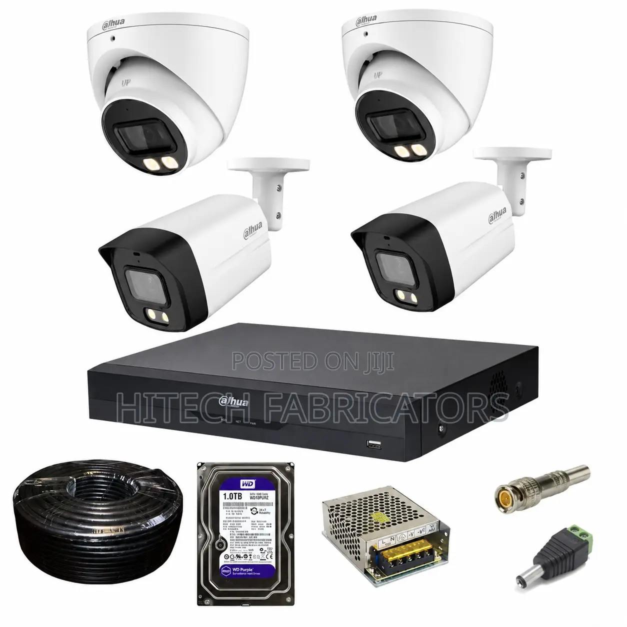 CCTV 4 Channel Full Kit
