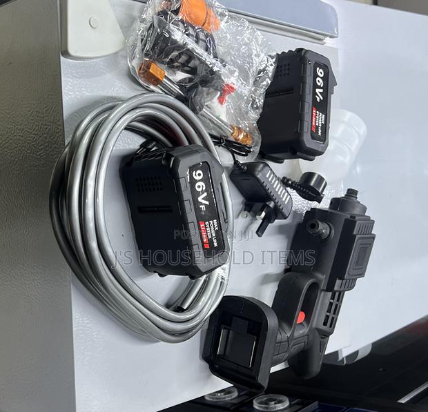 96V High Pressure Car Wash Spray Gun Cordless