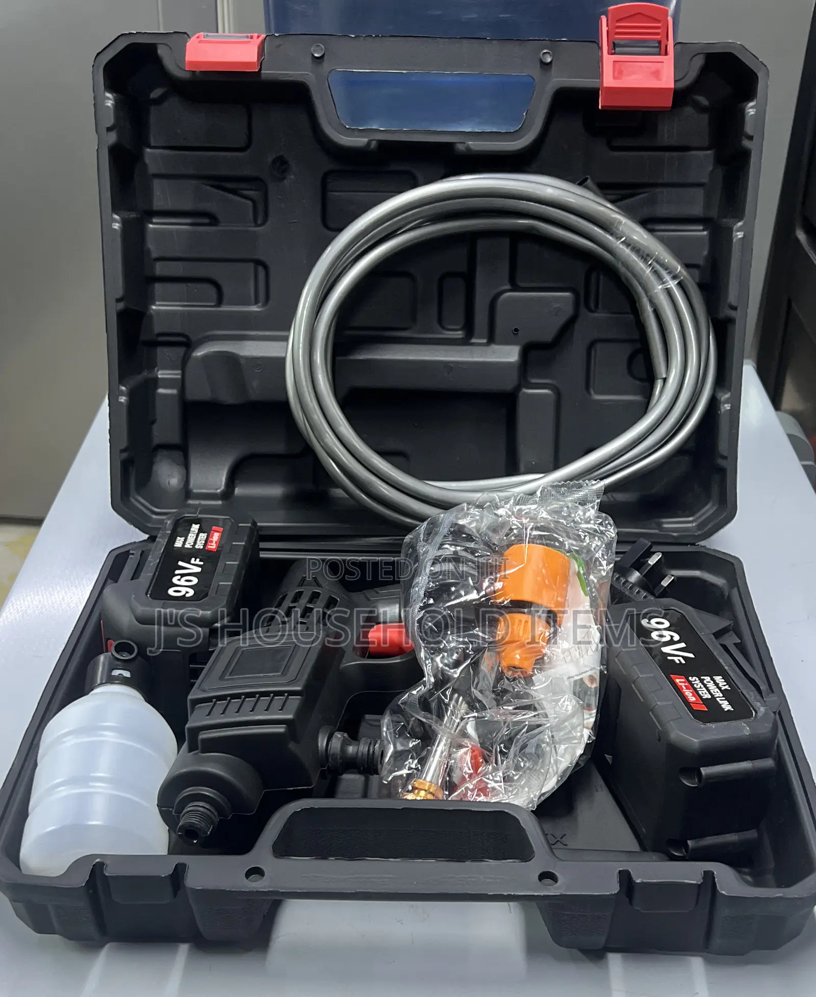 96V High Pressure Car Wash Spray Gun Cordless