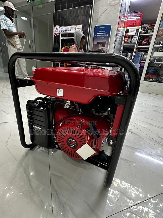 Honda 8.5Kva Keystart Gasoline Generator With Wheels - thumbnail 3