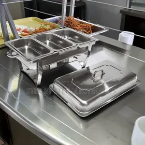 Bulk Discounts 11L Stainless Steel Triple Chafing Dish