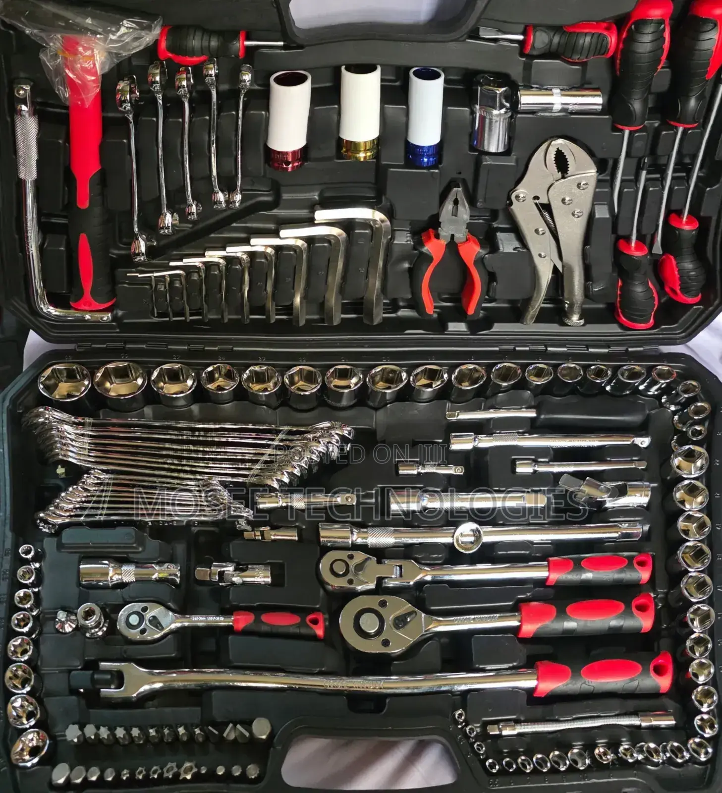 Complete 128PCS Automotive Repair Tool Set in Storage Case
