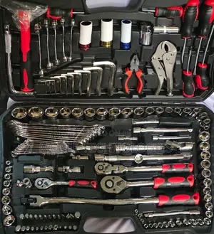 Complete 128PCS Automotive Repair Tool Set in Storage Case