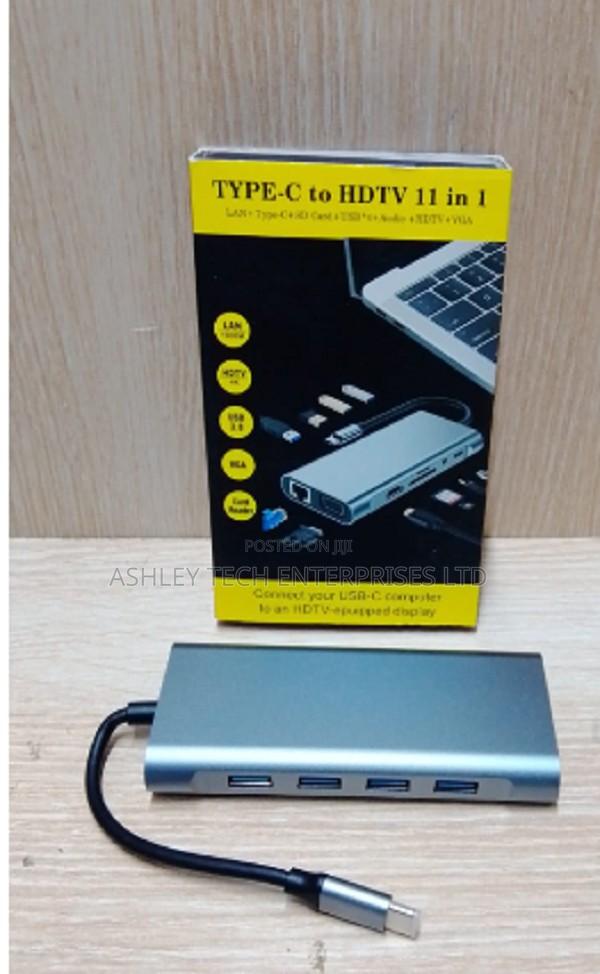 Portable 11-in-1 USB-C Hub for MacBook, HP, Dell Lenovo - main view