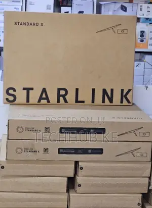 Starlink Standard X Satellite Broadband Kit With WiFi Router