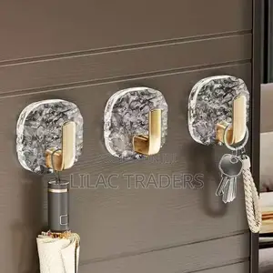 *Set of 5 Golden Acrylic Hooks*