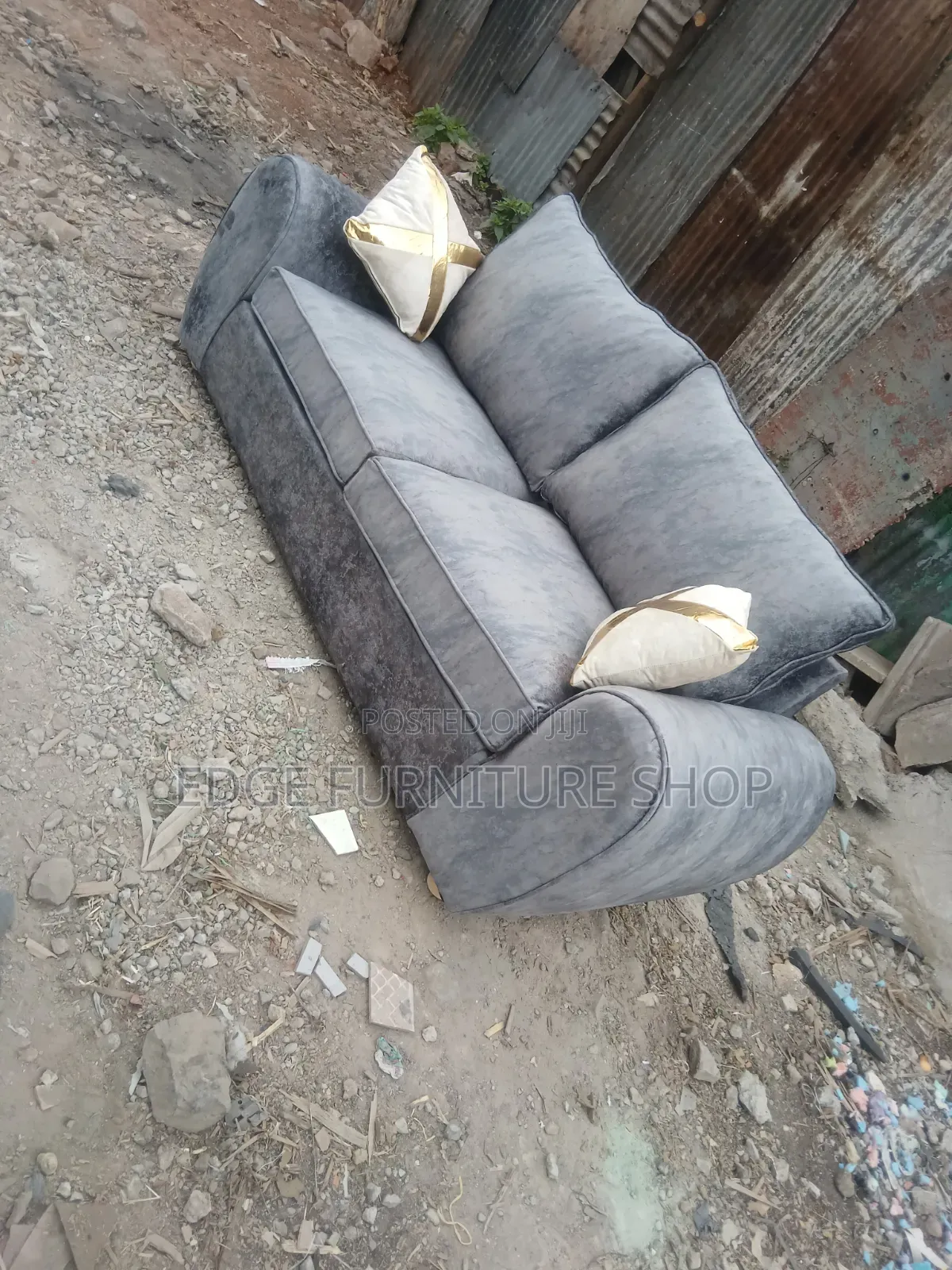 Round Three Seater Sofa for Sale