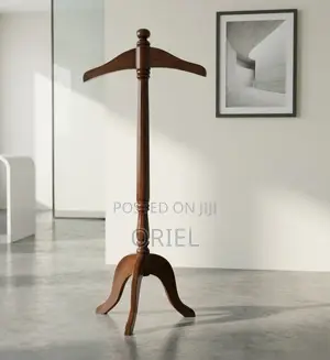 Office Coat Hanger : Wooden Office Coat Hanger Stand