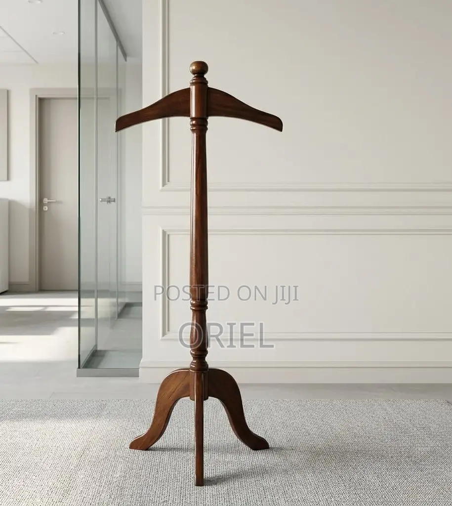 Office Coat Hanger : Wooden Office Coat Hanger Stand