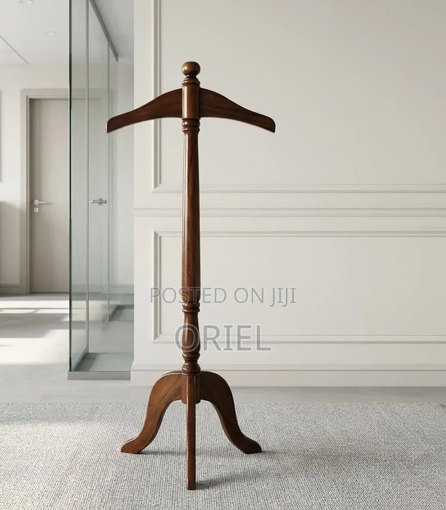 Office Coat Hanger : Wooden Office Coat Hanger Stand