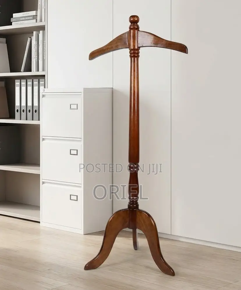 Office Coat Hanger : Wooden Office Coat Hanger Stand