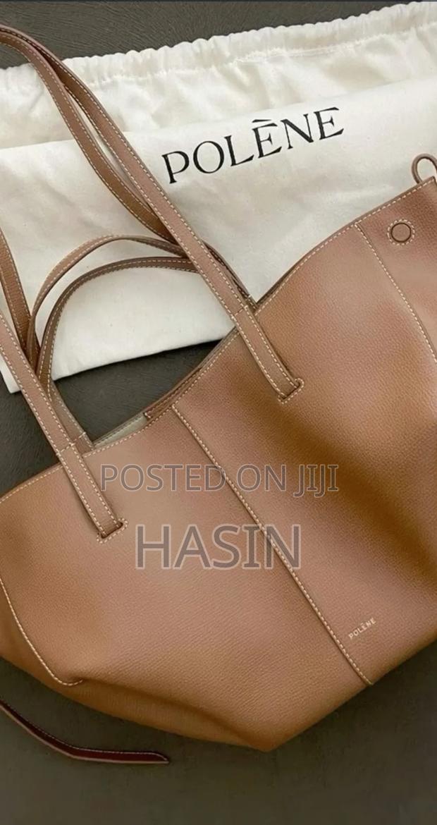 Polène Cyme Leather Tote Bag – Medium Large Sizes Available - thumbnail 3