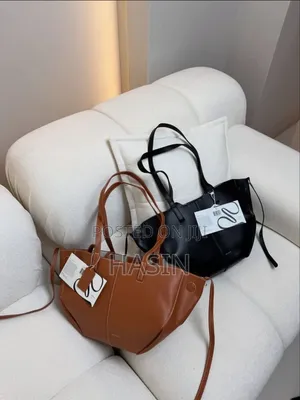 Polène Cyme Leather Tote Bag – Medium Large Sizes Available