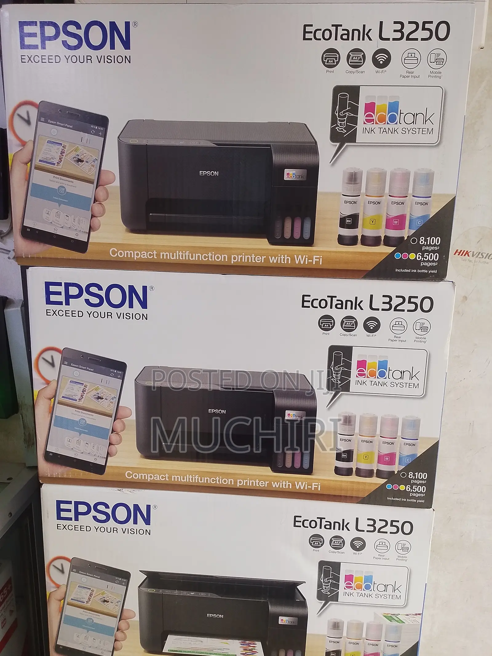 Epson L3250 A4 WiFi Ink Tank Color Printer