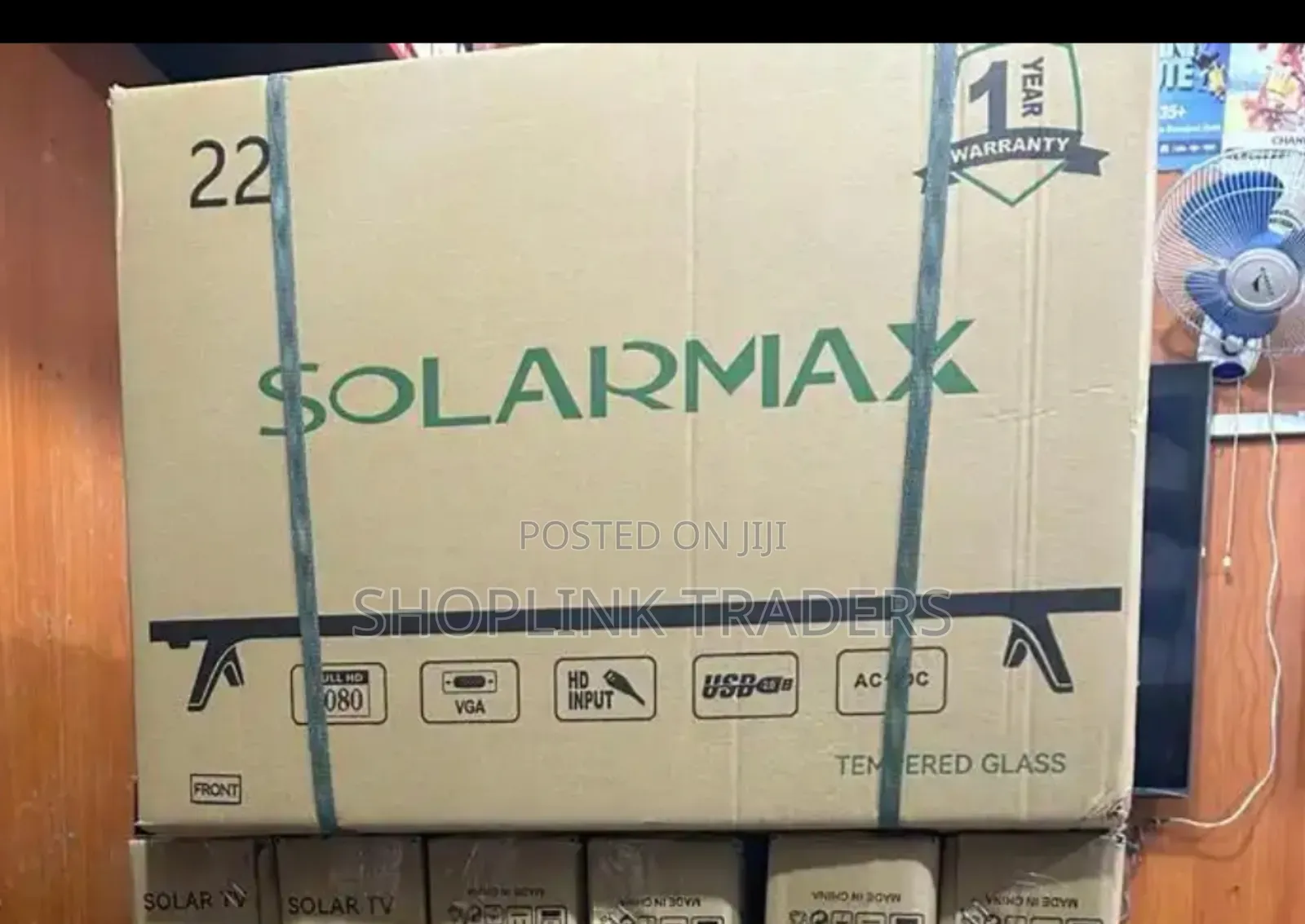 Solarmax 22 Inches Led Digital TV With Inbuilt Decorder AC/DC