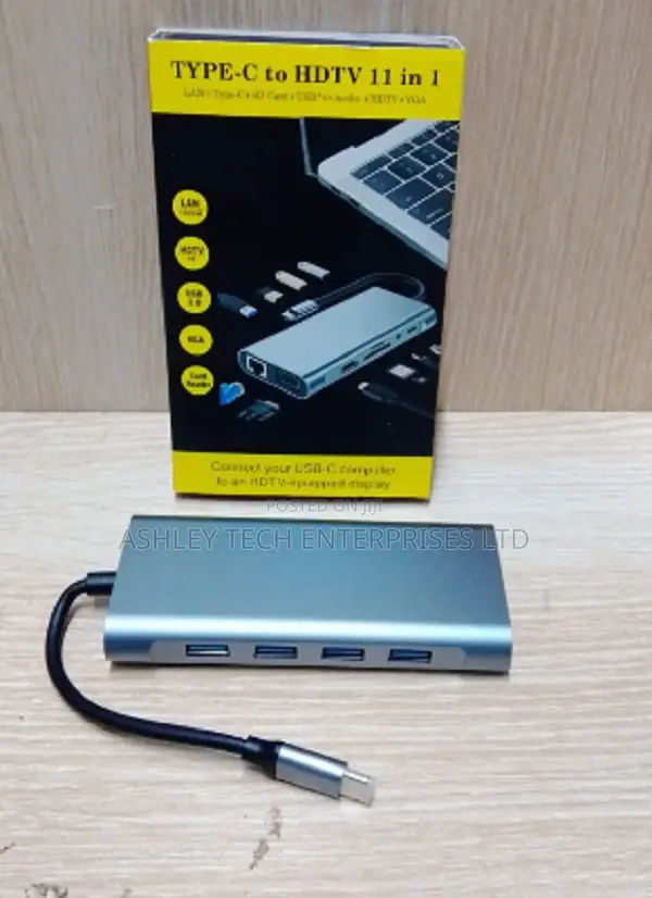 High-Speed 11-in-1 USB-C Hub With HDMI, USB PD Fast Charging