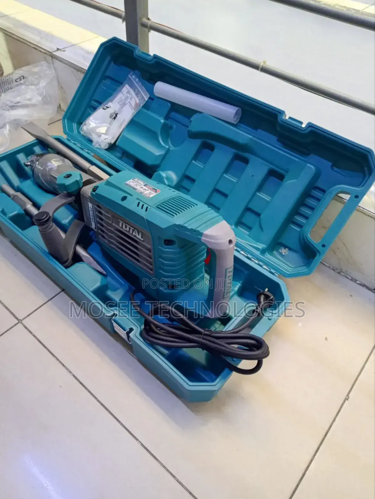 Electric Jack Hammer in Portable Storage Case