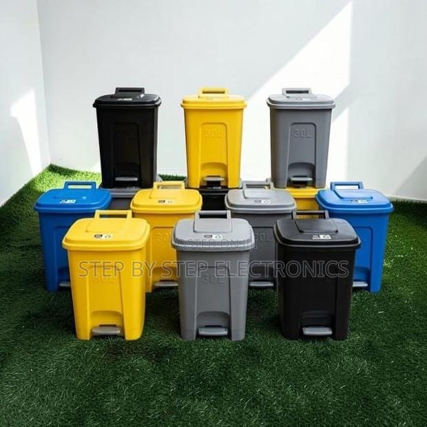 Best Prices Kitchen 30L Litres Step Pedal Dust Bin Trash Cans