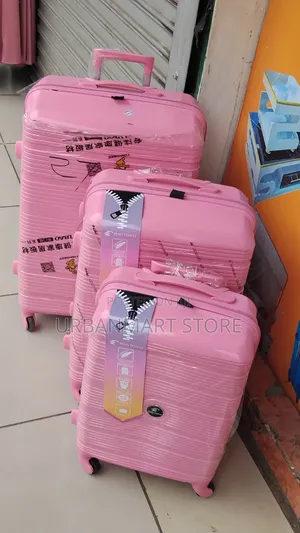 3 in 1 Unbreakable Rubber Suitcase Set 71cm Travel Luggage