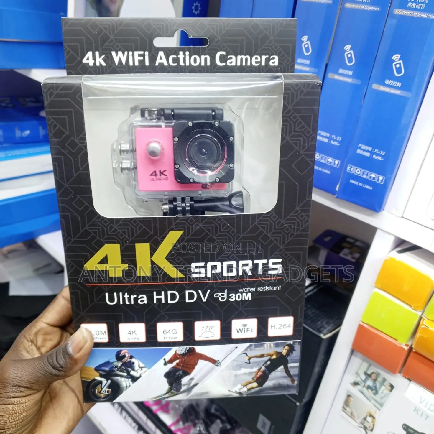 Sports Action Camera 16MP 170° Wide Angle WiFi