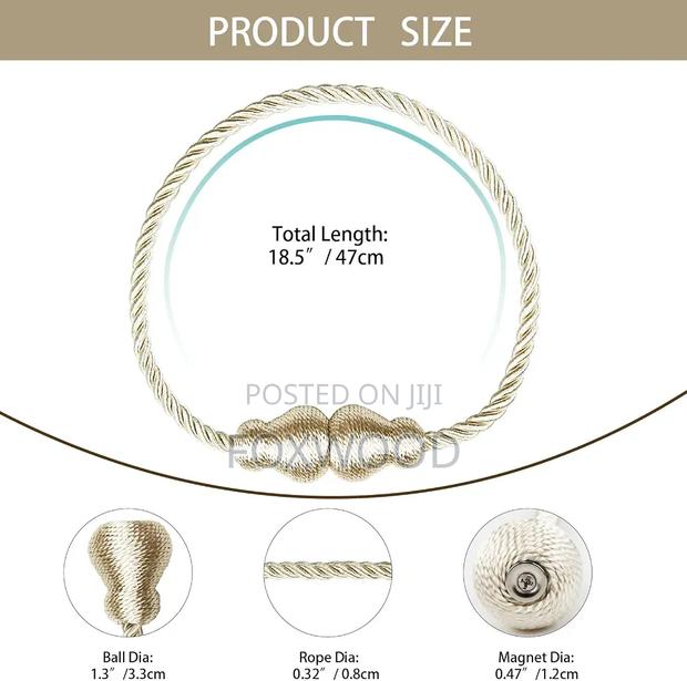 Magnetic Curtain Tiebacks - thumbnail 6