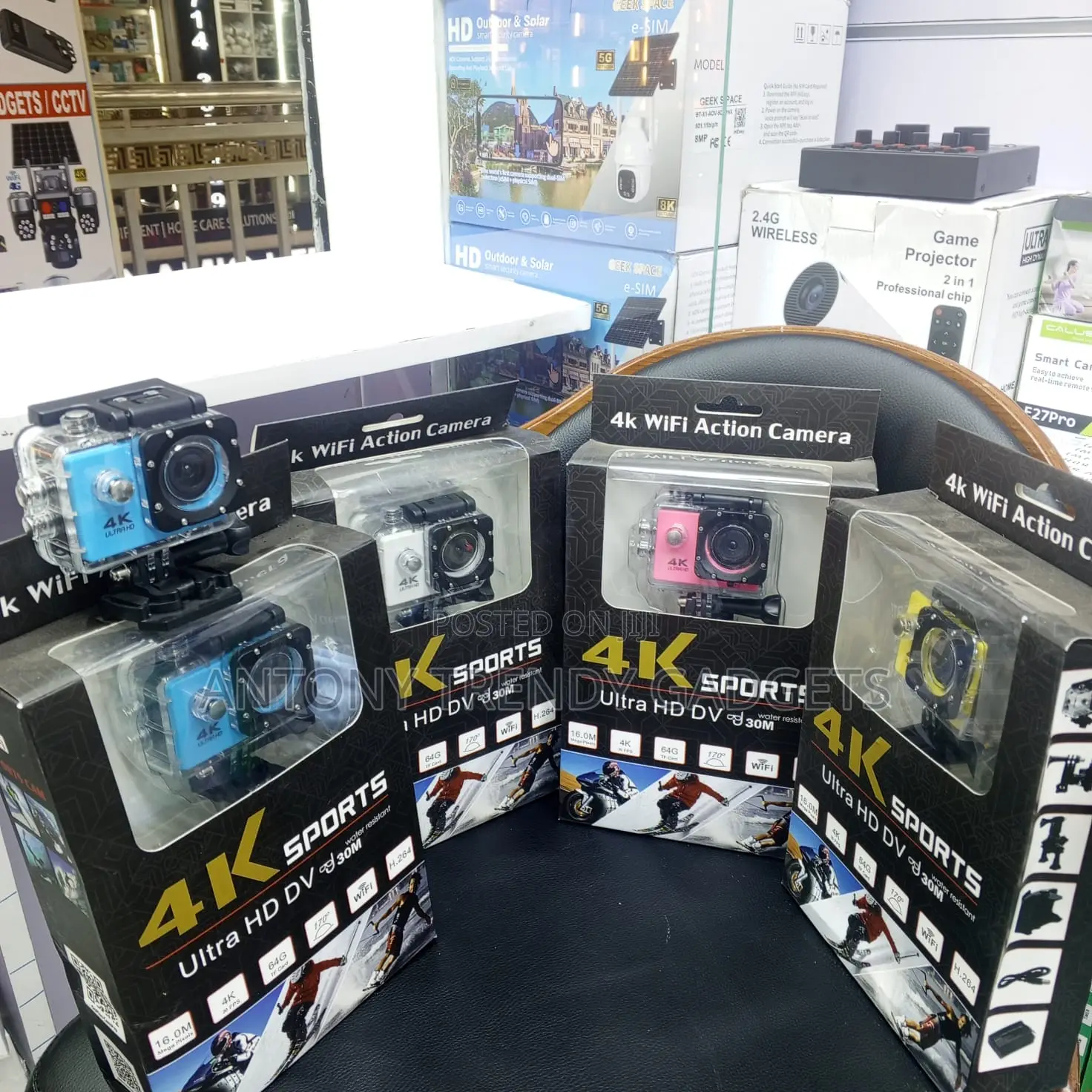 Ultra HD Action Camera 30M Waterproof With Accessories