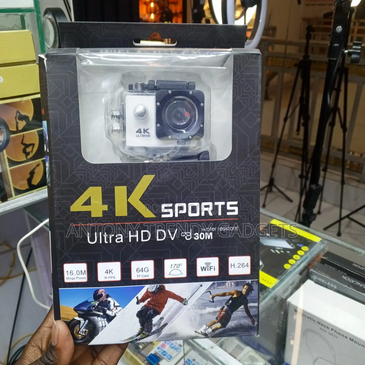 Ultra HD Action Camera 30M Waterproof With Accessories