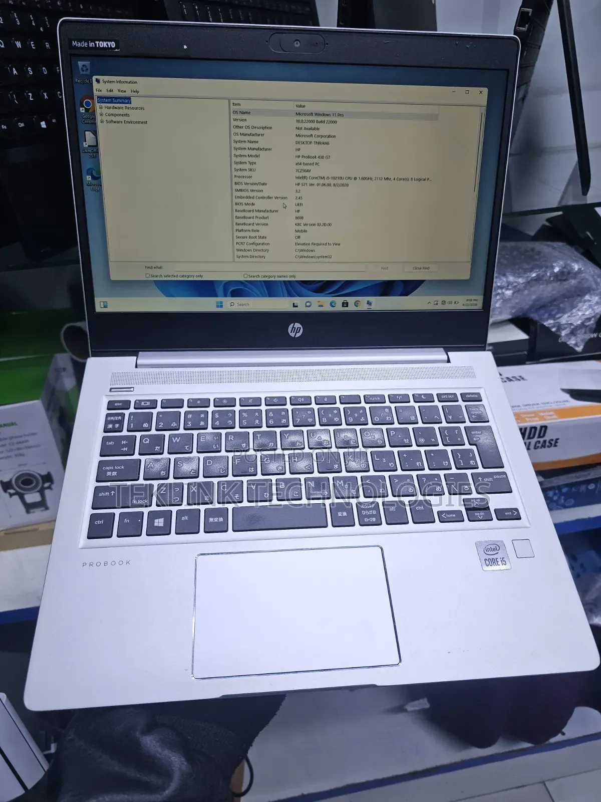 Laptop HP ProBook 430 G7 8GB Intel Core i5 SSD 256GB