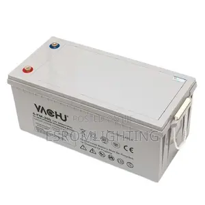 YACHU Solar Gel Battery 12V 200AH – Deep Cycle Solar Battery |