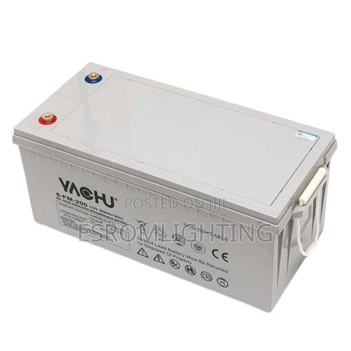 YACHU Solar Gel Battery 12V 200AH – Deep Cycle Solar Battery | - thumbnail 2