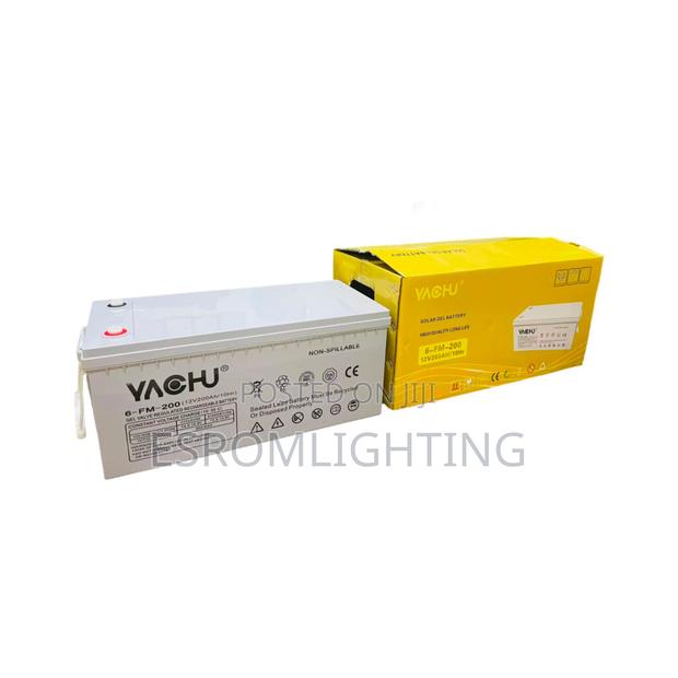 YACHU Solar Gel Battery 12V 200AH – Deep Cycle Solar Battery | - thumbnail 4