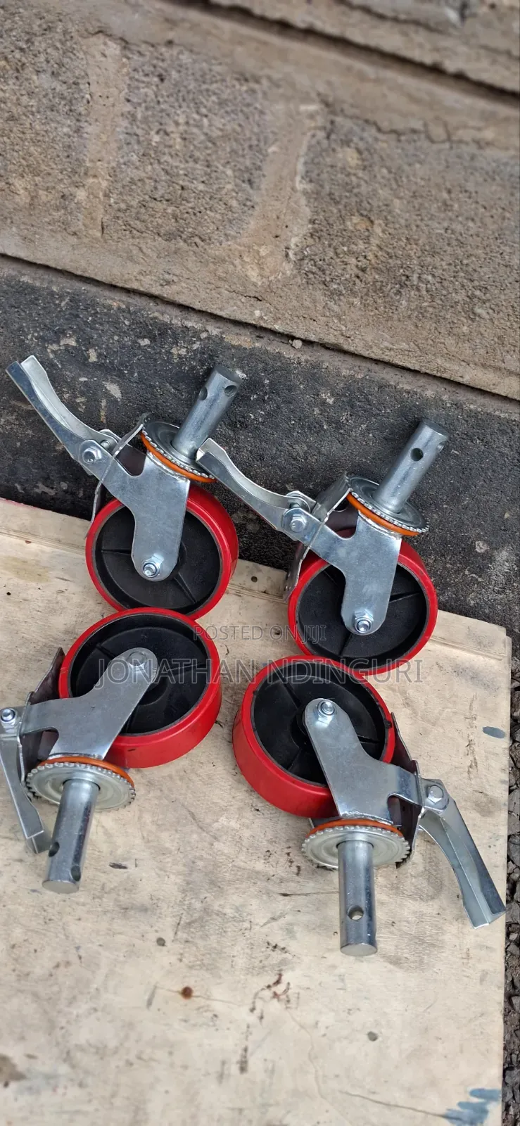 Scaffolding Wheels – Locking Castor Wheel Set