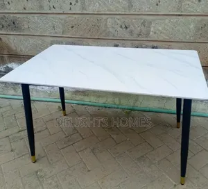 Nordic Marble Effect Dining Table