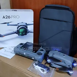 Dark Grey 360 Degree4.5-Inch Screen Remote Control Drone With GPS HD