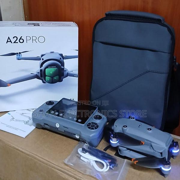 Dark Grey 360 Degree4.5-Inch Screen Remote Control Drone With GPS HD - main view