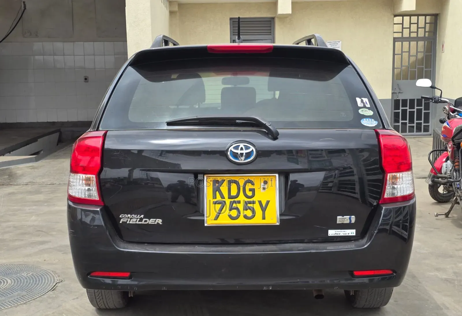 Toyota Corolla Fielder 2015 Black