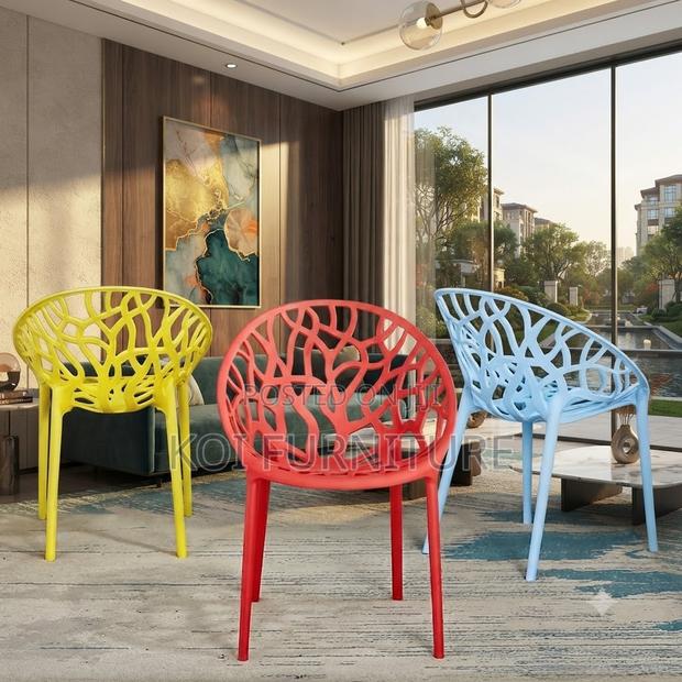 Dining Chairs; Plastic Home Indoor Outdoor Dining Chairs - thumbnail 4