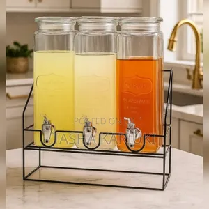 *1.6l Tripple Glass Juice Dispenser