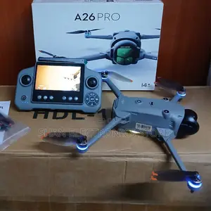 4.5-Inch Screen Remote Control Dark Grey 360 Degree A26 Pro UHD Cam