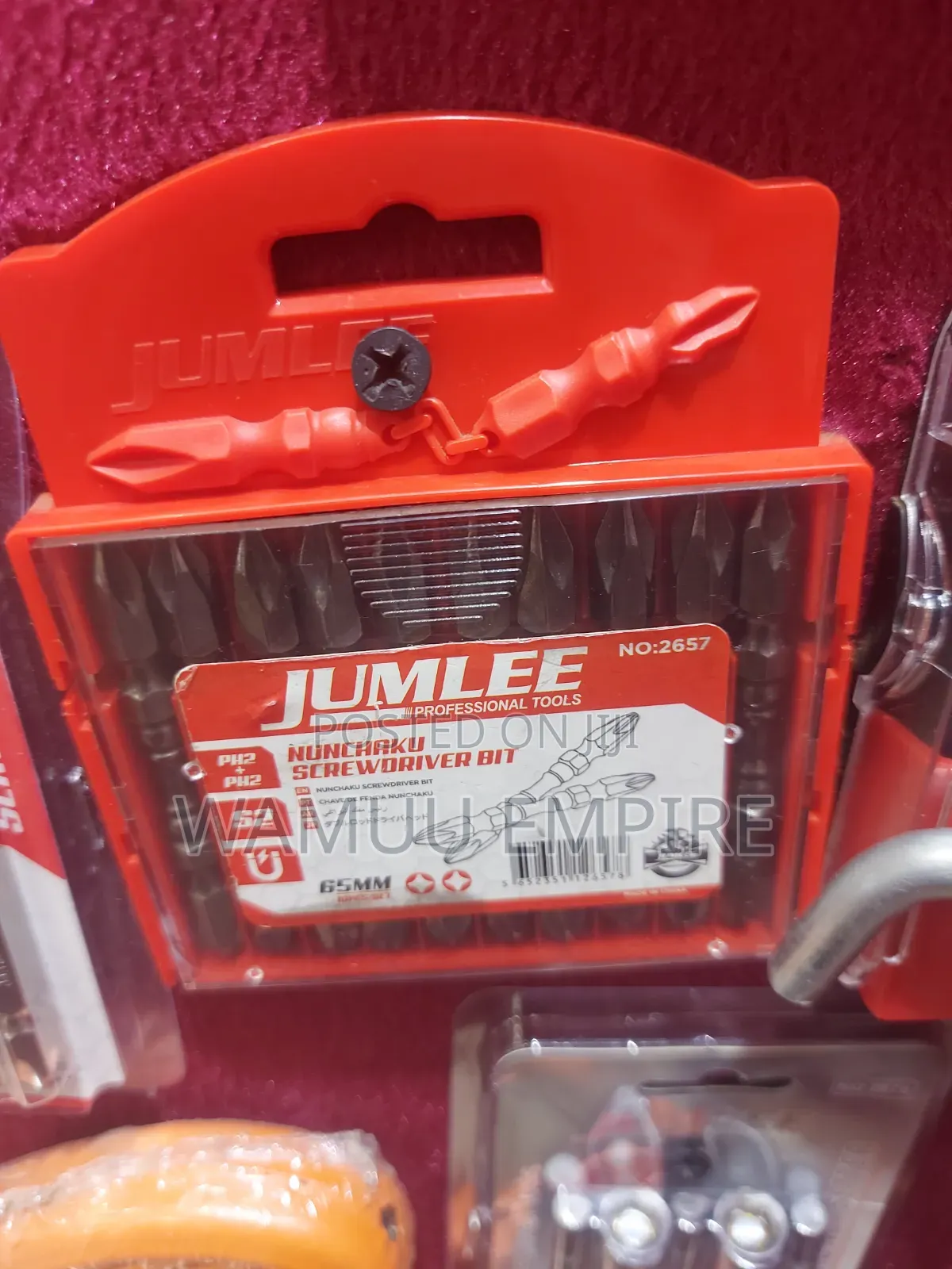 10-Piece Pack of Jumlee Nunchaku Screwdriver Bits (Model NO: 2657).