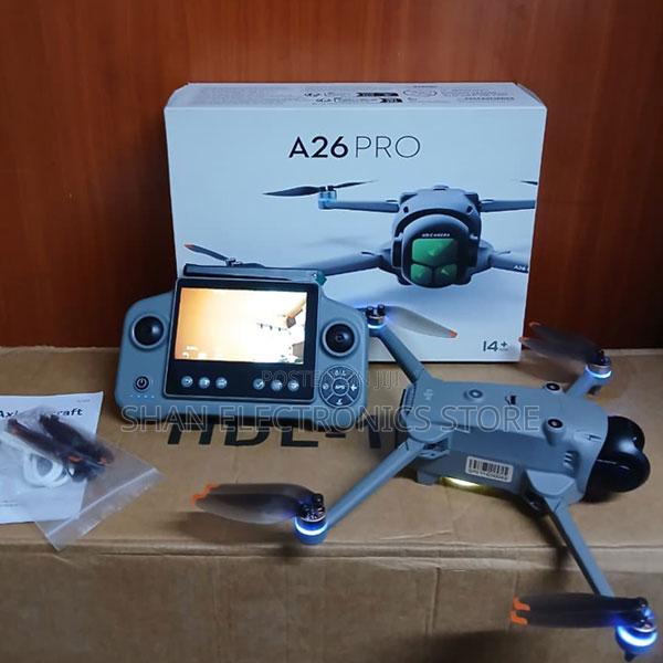 Long Flight Time Dark GreyA26 360Degree GPS Drone UHD Cam Quadcopter