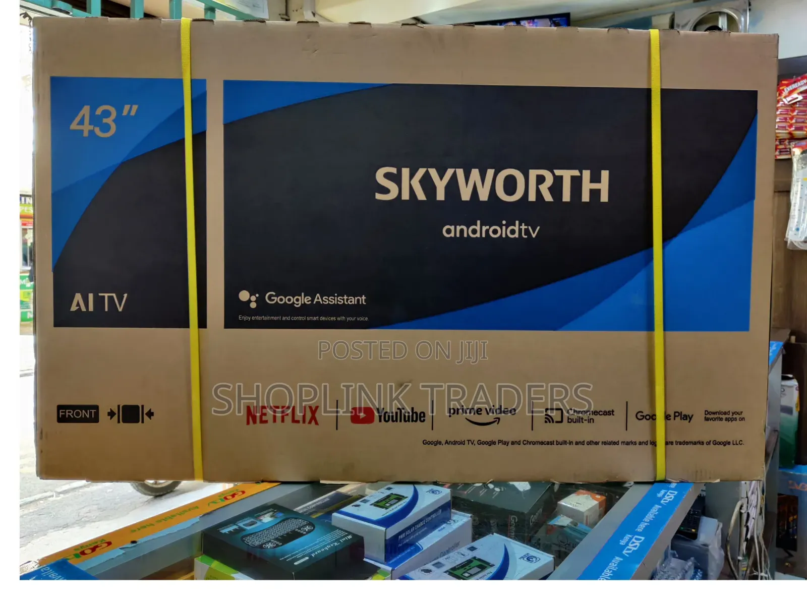 Skyworth ,43” 4k Ultra Smart Frameless TV,bluetooth ,Youtube,netflix