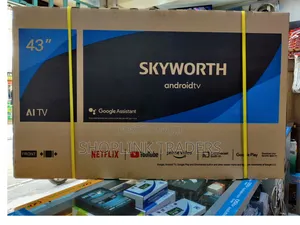 Skyworth ,43” 4k Ultra Smart Frameless TV,bluetooth ,Youtube,netflix