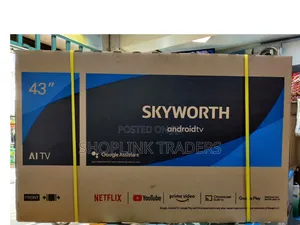 Skyworth ,43” 4k Ultra Smart Frameless TV,bluetooth ,Youtube,netflix