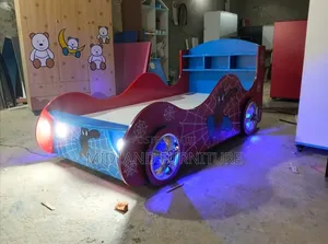 Red Spiderman Themed Bed Available on Order Pay on Delivery 