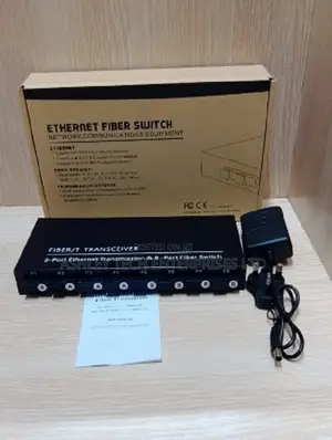 6-Port Fiber Ethernet Network Switch for CCTV LAN