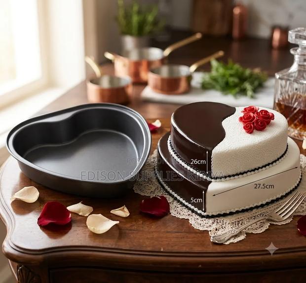 Heart Shaped Cake Baking Pan Non - Stick | Heavy Duty Mould