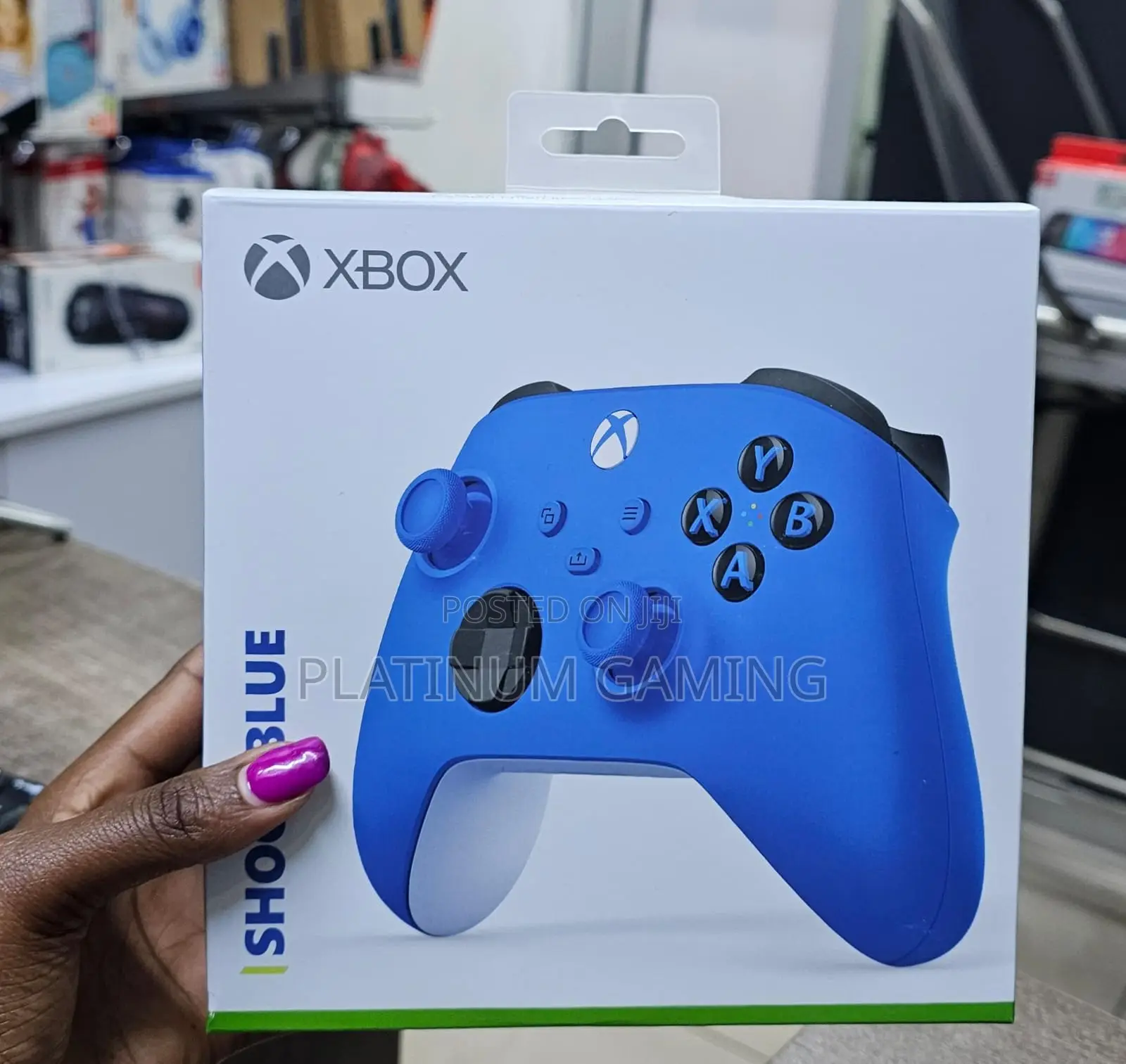 Shock Blue Xbox Pad