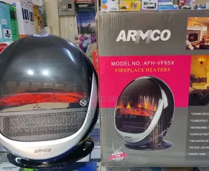 Flame Effect Armco Fireplace Ceramic Heater/2 Settings Room Heater