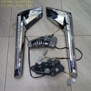 Chrome Headlight Fj 200 (V8) Led
